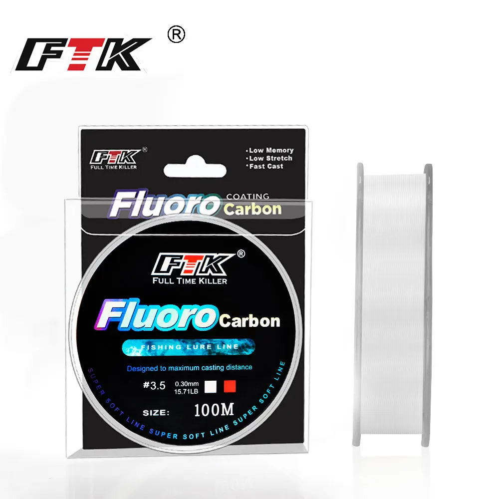 100M Fluorocarbon Coating Fishing Line