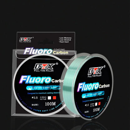 100M Fluorocarbon Coating Fishing Line