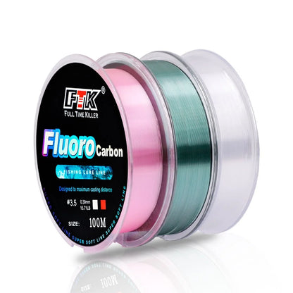 100M Fluorocarbon Coating Fishing Line