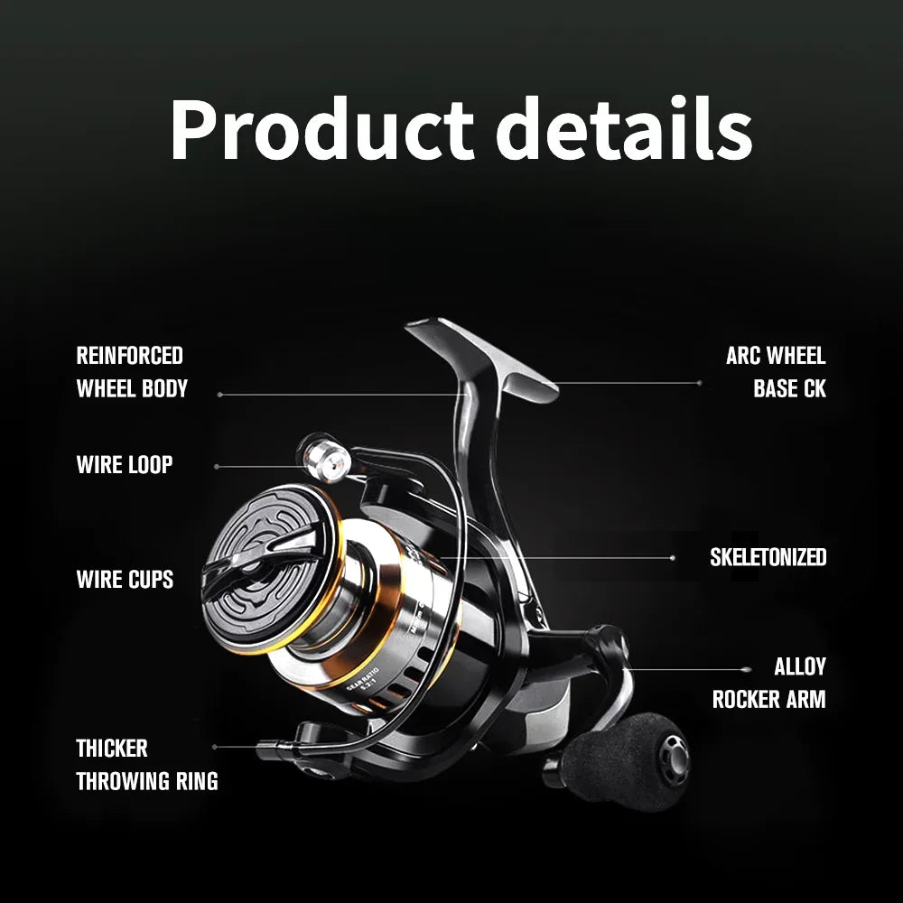 High Quality Metal Spool Fishing Spinning Reel