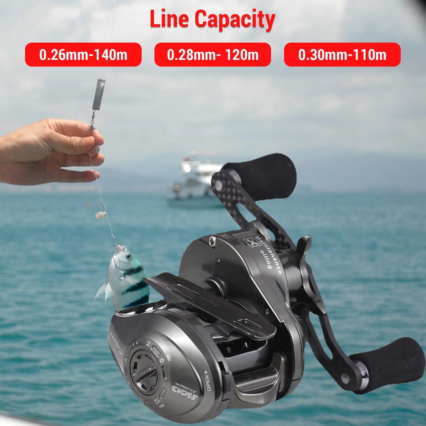 Bait Casting Reel Ultra-light Carbon Drop Wheel